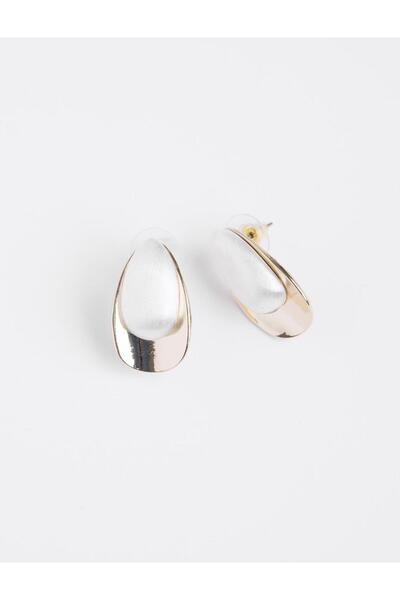 Jimmy Key Beyaz Damla Figürlü İncili Küpe