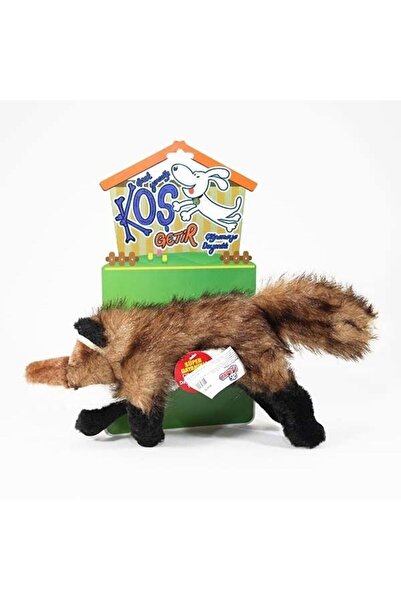 Genel Markalar Koş Getir Sesli Peluş Tilki Köpek Oyuncağı 35 Cm