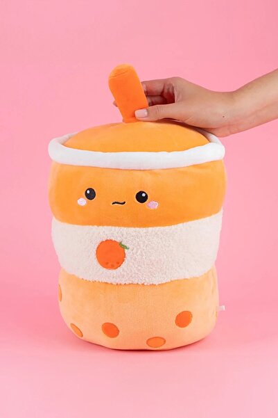 Miniso Meyve Çayı Serisi Peluş Oyuncak (30cm) - Portakal
