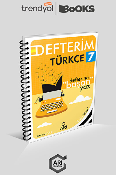 Arı Yayıncılık 7.Sınıf Türkçe Defterim *Güncel Baskı