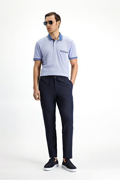 Kiğılı Super Slim Fit Extra Slim Fit Elastic Waist String Seersucker Lycra Cl...