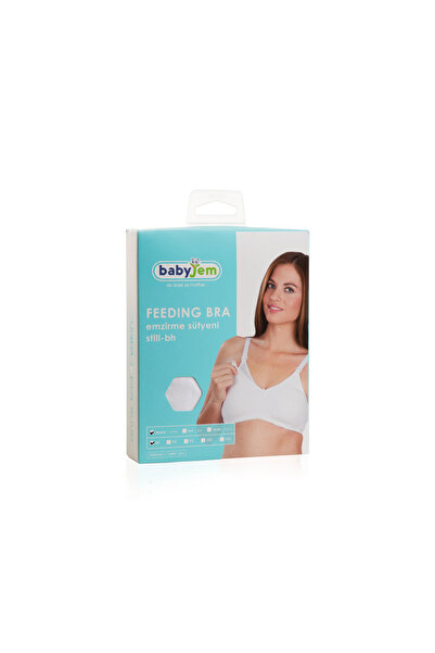 Babyjem White Nursing Bra - 017 Model