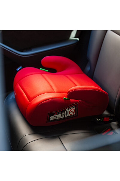 Juju Inaltator auto Jazzy Booster i-Size ISOFIX, Rosu-Bordo