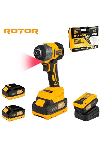 Rotor Autofiletanta cu impact pe acumulator RSD21, 21V, 240 Nm, motor brushless, 2 acumulatori