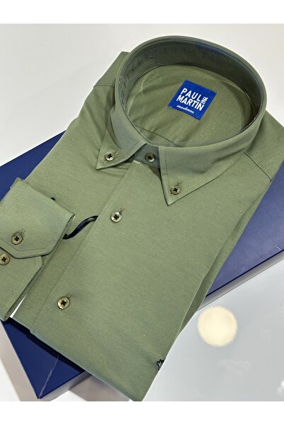 Paul Martin Canadian PAUL MARTİN NEW SEASON ÖRME KUMAŞ ER GÖMLEK - PM3522R1-111