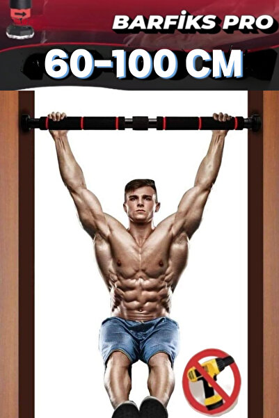 ESENLİWE Barfiks Demiri Kapı Barı Koridor 60-100 Cm Koridor Barfiksi Barfix S...