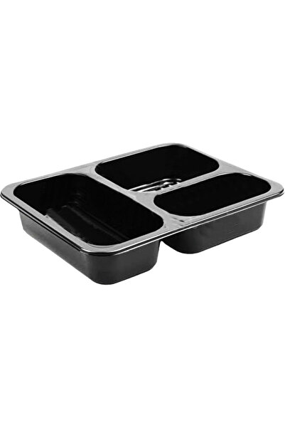 Sepet Doldur 3 Compartment Food Container 200 Pieces
