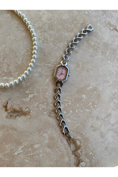 chaoyada Straw Cord Hexagon Case Vintage Women's Watch in Box
