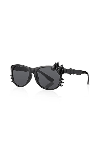 Chunky Frame Bow Uv400 Black Children's Sunglasses 4037