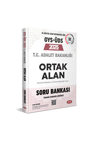 Data Yayınları Data 2025 Gys Adalet Bakanlığı Ortak Alan Soru Bankası Görevde...