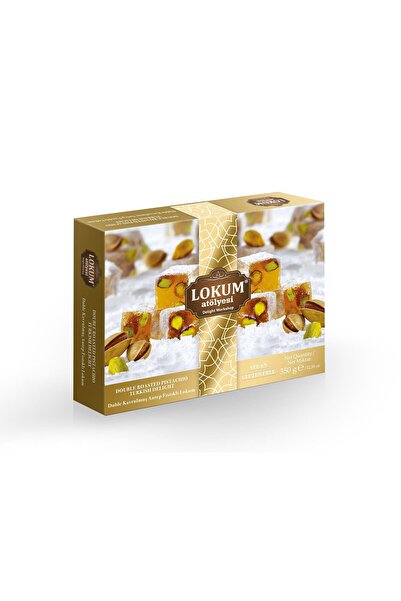 Lokum Atölyesi 350 جرام حلقوم تركي محمص مزدوج بالفستق