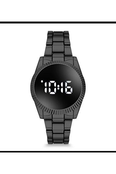 İSTLİV ساعة يد نسائية (ساعة يد نسائية بتقويم أسود اللون)
