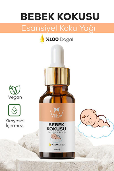 Villov Bebek Kokusu Esansiyel Uçucu Koku Yağı Difüzör Esansı Buhurdanlık Yağı...