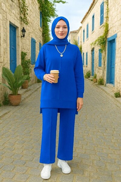 ALYA Crystal Fabric Women's Berra Suit Indigo