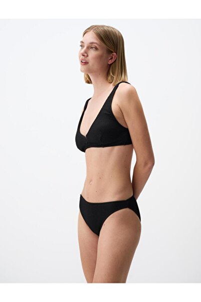 Jimmy Key Siyah Basic Dokulu Bikini Alt