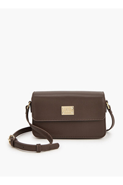 Flora Bella by Shoexpress حقيبة كروس بودي منقوشة مع إغلاق بزر عرض 19 سم × ارت...