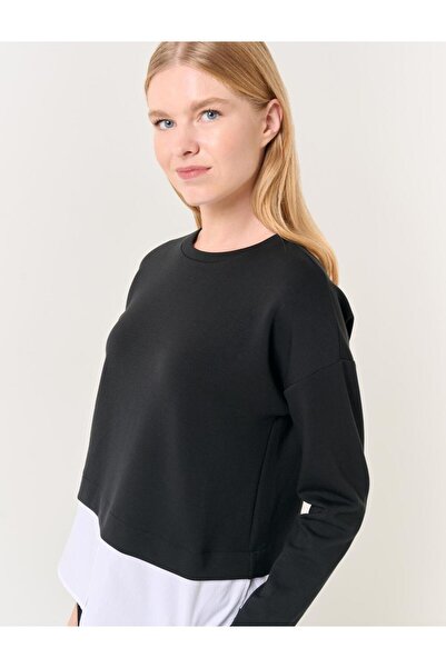 Jimmy Key Black Long Sleeve Crew Neck Sweatshirt