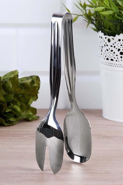 Doğuş Mutfak Stainless Steel Lux Salad Tongs