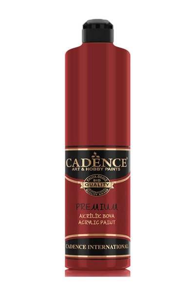 Cadence Boya Çilek Kırmızı Akrilik Boya -(Ham Yüzeyler İçin) Cadence Premium ...