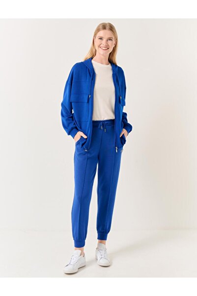 Jimmy Key Saks High Waist Narrow Leg Modal Jogger Pants with Pockets