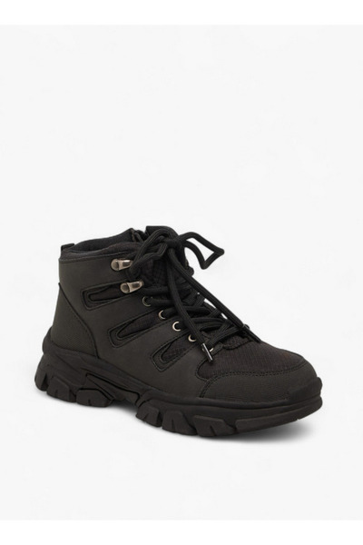 LBL by Shoexpress Panelled Boots with Zip Closure