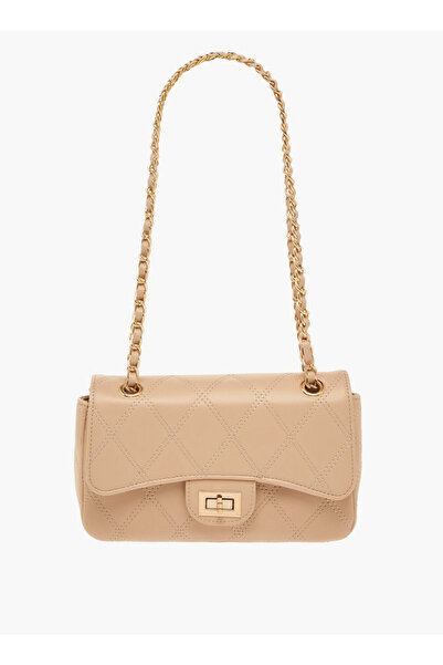 Flora Bella by Shoexpress Flora Bella Quilted Shoulder Bag With Twist Lock Cl...