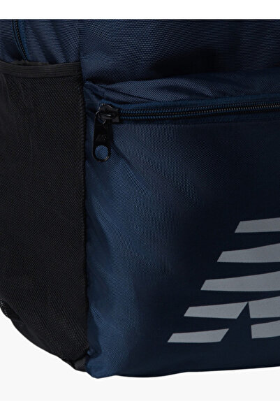 New Balance Logo Print School Backpack with Adjustable Shoulder Straps - 14x31x45 cm