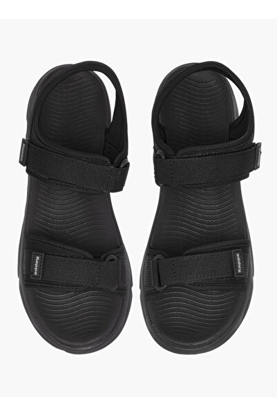 Kappa Women's Solid Sandals with Hook and Loop Closure