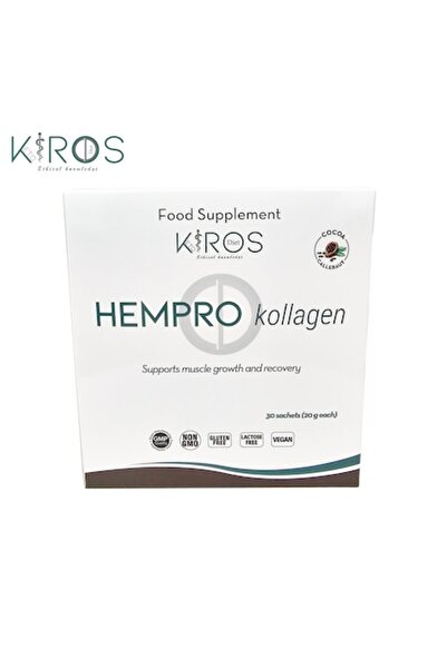 Kiros Diet HEMPRO KOLLAGEN – Βίγκαν πρωτεϊνούχο συμπλήρωμα για τη σύνθεση κολ...