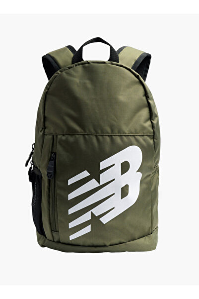 New Balance Logo Print School Backpack with Adjustable Shoulder Straps - 14x28x43 cm