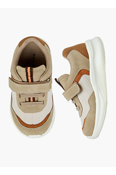 Barefeet Colourblock Sneakers with Hook and Loop Closure