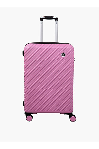 IT حقيبة سفر متينة ومزخرفة بمقبض قابل للسحب - حقيبة تسجيل وصول مقاس 28 بوصة