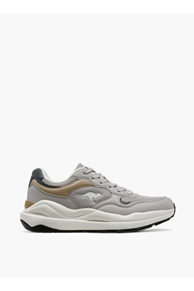 Kangaroos Men's Panelled Sports Shoes with Lace-Up Closure