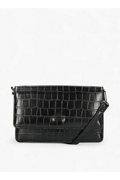 MEXX حقيبة كروس بودي منقوشة بحزام قابل للتعديل وقفل بغطاء، العرض 20 سم × الارتفاع 12 سم × العمق 4 سم