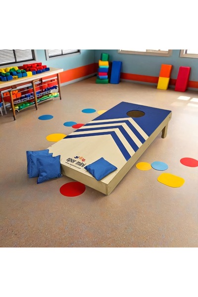 assa spor Corn Hole Mavi Oyun Seti Profesyonel