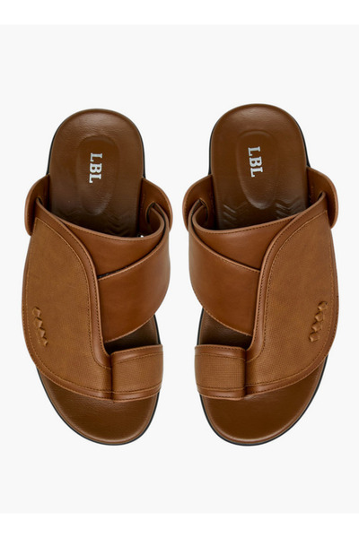 LBL by Shoexpress صندل عربي منسوج سهل الارتداء مع حلقة لأصابع القدم