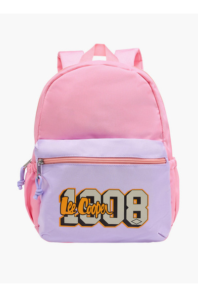 Lee Cooper Printed School Backpack with Padded Straps - 12x24x34 cm