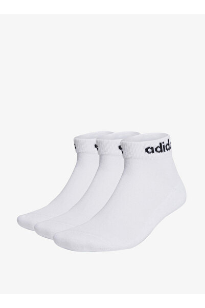 adidas 3 Pairs of Cushioned Linear Ankle Socks