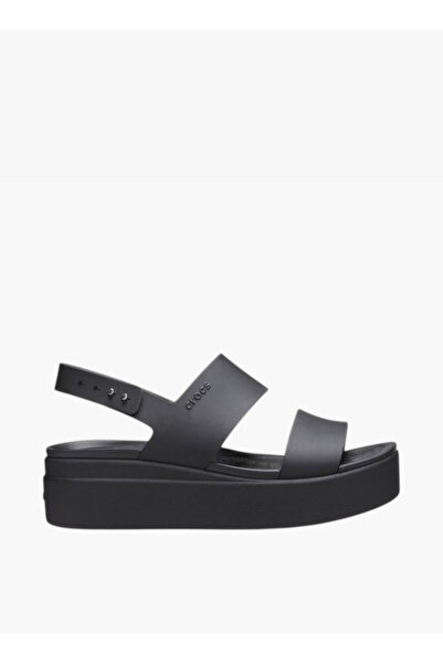 Crocs Women's Strappy Flatform Sandals with Buckle Closure