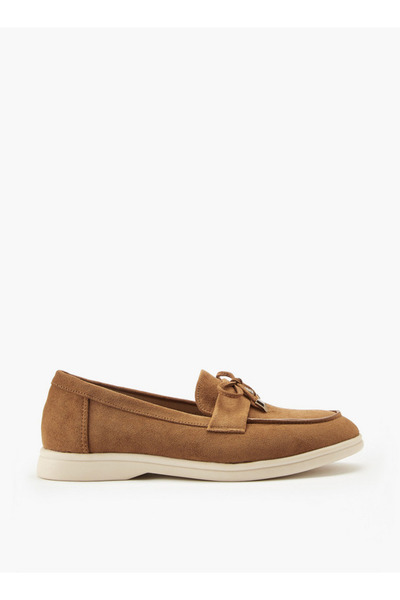 Flora Bella by Shoexpress Bow Accent Slip-On Loafers