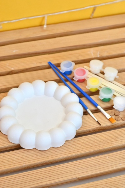 Bi' Dolu Dükkan Boncuk Tabak 1 Boyama Seti | Bubble Sunumluk Boyama Seti | Ev...