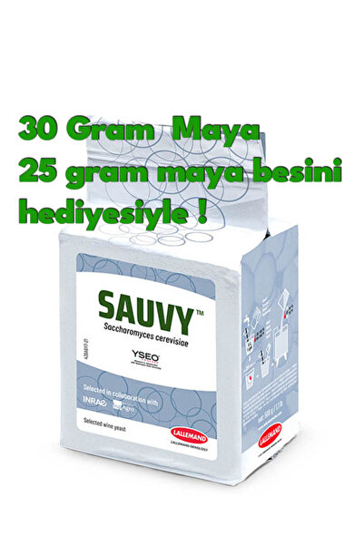 Lallemand LALVIN - SAUVY Beyaz Şarap Mayası 30 Gr