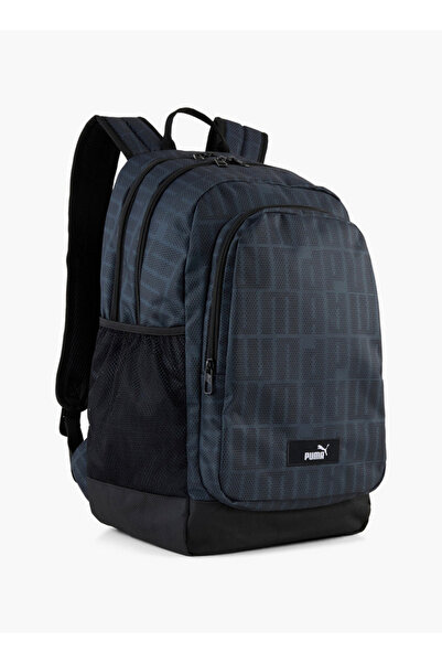 Puma Printed School Backpack with Adjustable Straps and Zip Closure - 15x29x4...