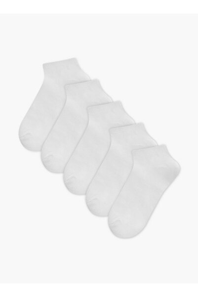 GLOO Textured Ankle Length Socks - Set of 5
