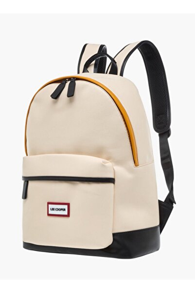 Lee Cooper Solid Backpack with Adjustable Straps and Zip Closure - 31x16x41 cm