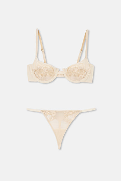 Eros Ersk1180 Amethyst Lace String Bra Tk.