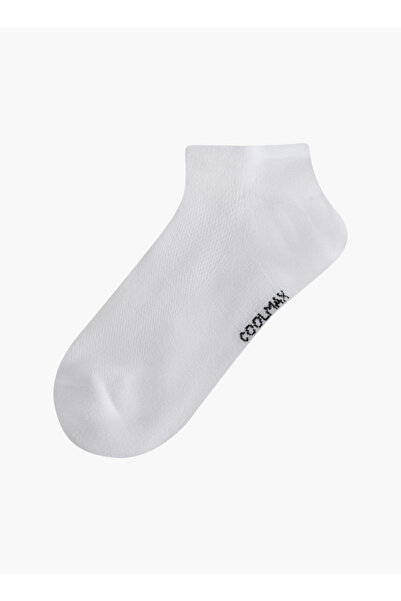 Dash Logo Print Non Terry Ankle Length Socks - Set of 3