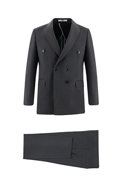 Kiğılı Regular Fit Double Breasted Striped Suit
