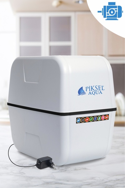 Piksel Aqua 12 Aşamalı Pompalı Alkali Mineralli HID Memb. Su Arıtma Cihazı