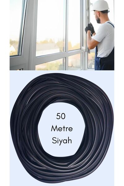 BABAWİCK Kapı Pencere Contası Kasa Kanat Fitili 50 Metre Standart Pimapen, Fı...